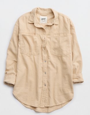 Aerie Anytime Fave Twill Shirt
