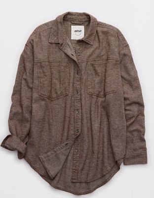 Aerie Anytime Fave Flannel Shirt