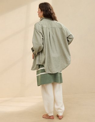 Aerie Anytime Fave Twill Shirt