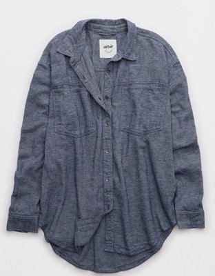 Aerie Anytime Fave Flannel Shirt