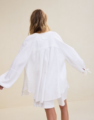 Aerie Daybreak Cover Up Shirt