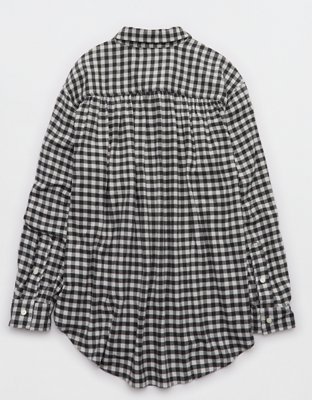 Aerie MagnaReady Adaptive Anytime Fave Flannel Shirt