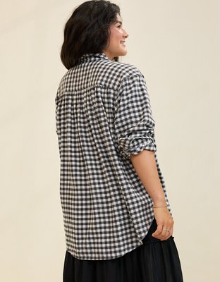 Aerie Adaptive Anytime Fave Flannel Shirt
