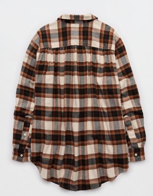 Aerie MagnaReady Adaptive Anytime Fave Flannel Shirt