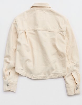 Aerie Cropped Buttondown Shirt