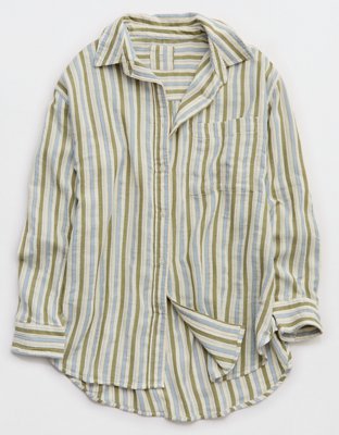 Aerie Day-Off Cover Up Shirt from American Eagle - $38.46