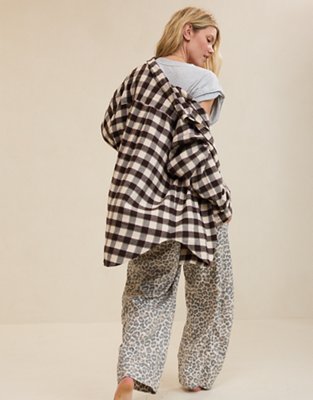 Aerie Anytime Fave Flannel Button Down Shirt