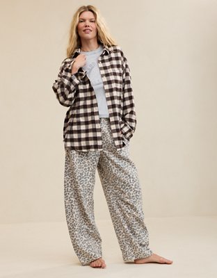 Aerie Anytime Fave Flannel Button Down Shirt