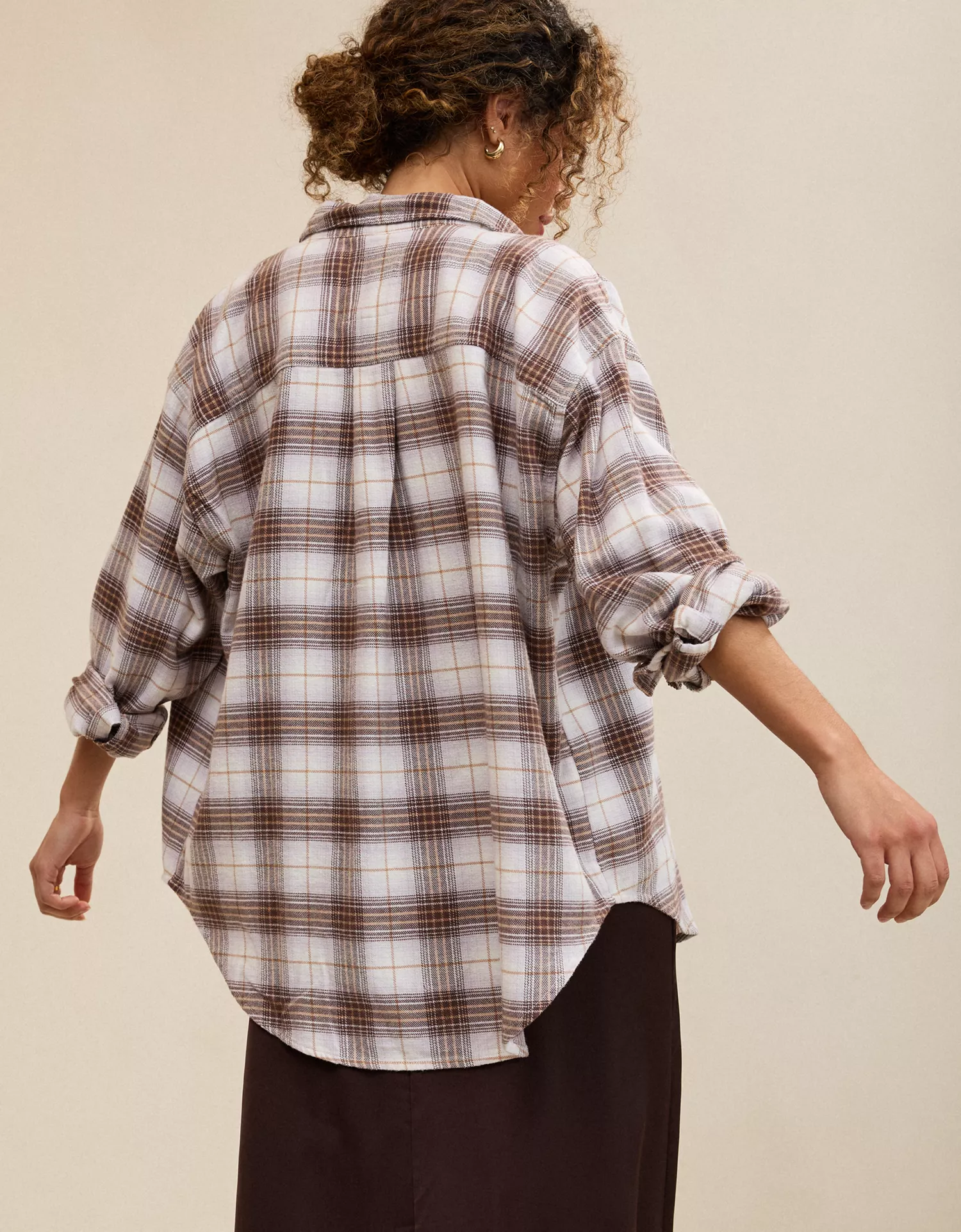 Aerie Anytime Fave Flannel Oversized Shirt - thumbnail 2
