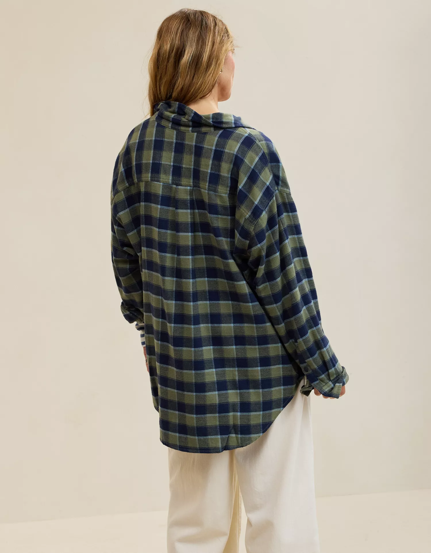 Aerie Anytime Fave Flannel Oversized Shirt - thumbnail 8