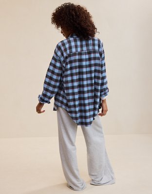 Chemisier boutonné en flanelle favori Anytime Aerie