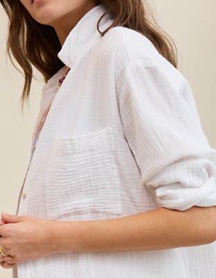 Aerie Day-Off Cover Up Shirt