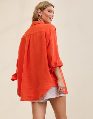 Aerie Day-Off Cover Up Shirt