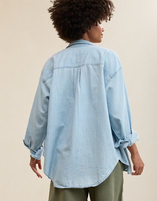 Aerie Anytime Fave Woven Shirt
