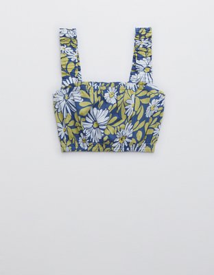 Женские топы Aerie Woven Cropped Tank Top — фото 3