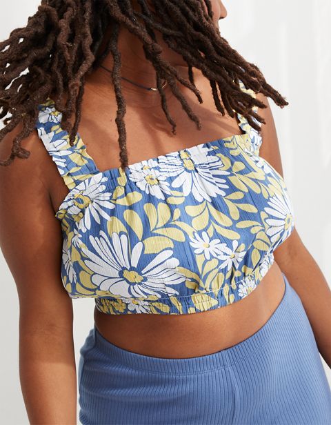 Женские топы Aerie Woven Cropped Tank Top