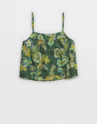 Aerie Woven Flowy Tank Top