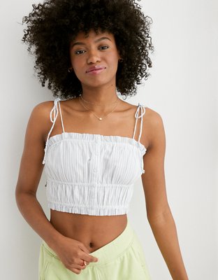 Aerie Woven Flowy Tank Top