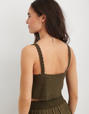 Aerie Summer Nights Cropped Tank Top