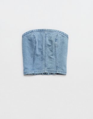 Aerie Soft Landing Corset Tube Top