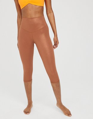 OFFLINE By Aerie Real Me Liquid Shine Cropped Legging