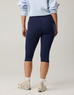 Legging capri à taille haute croisée Real Me OFFLINE d’Aerie