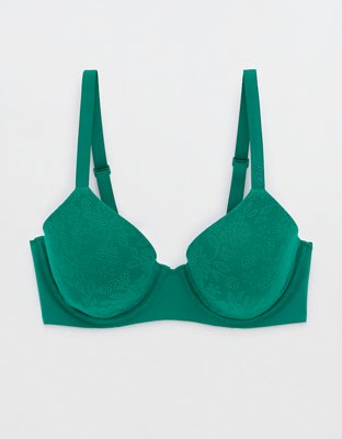 Buy Floret Double Layered Non Wired Full Coverage Minimiser Bra - Lime  Green at Rs.449 online