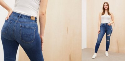 american eagle new curvy jeans