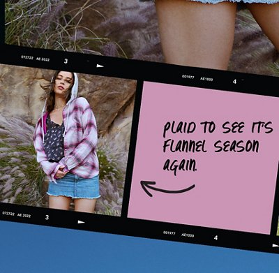 Shop Oversized Flannel Hoodie | Plaid to see it's flannel season again.