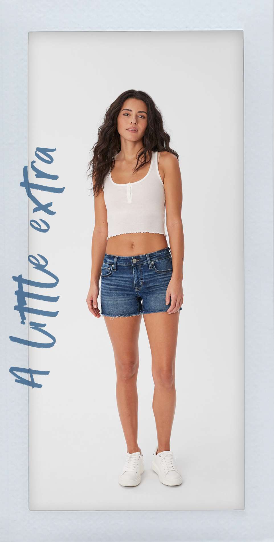 Shorts para mujeres Holgado Denim Mom y m s American Eagle