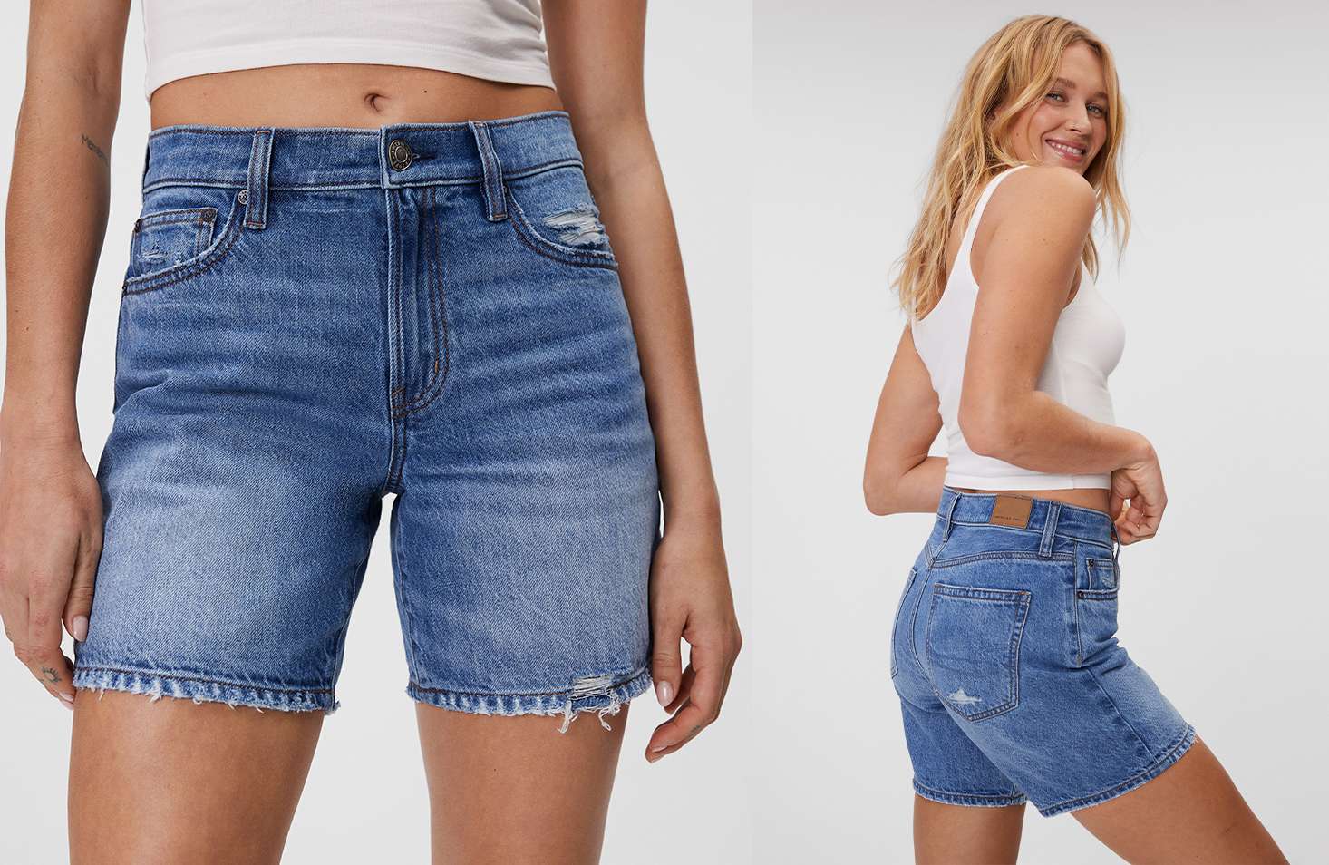 American eagle sale bermuda jean shorts