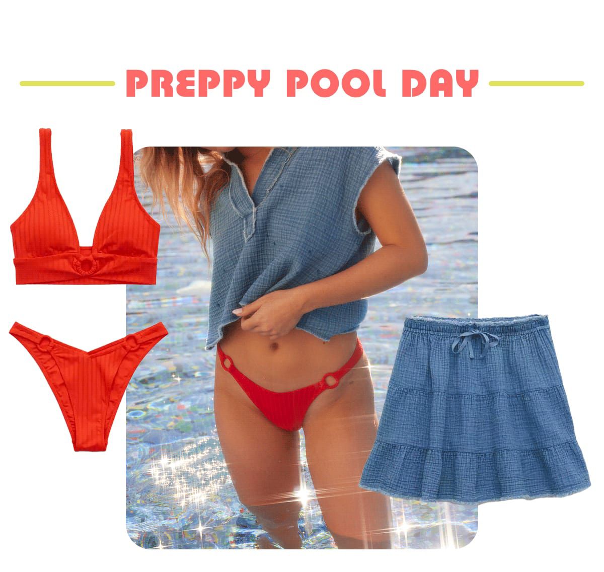 Preppy Pool Day
