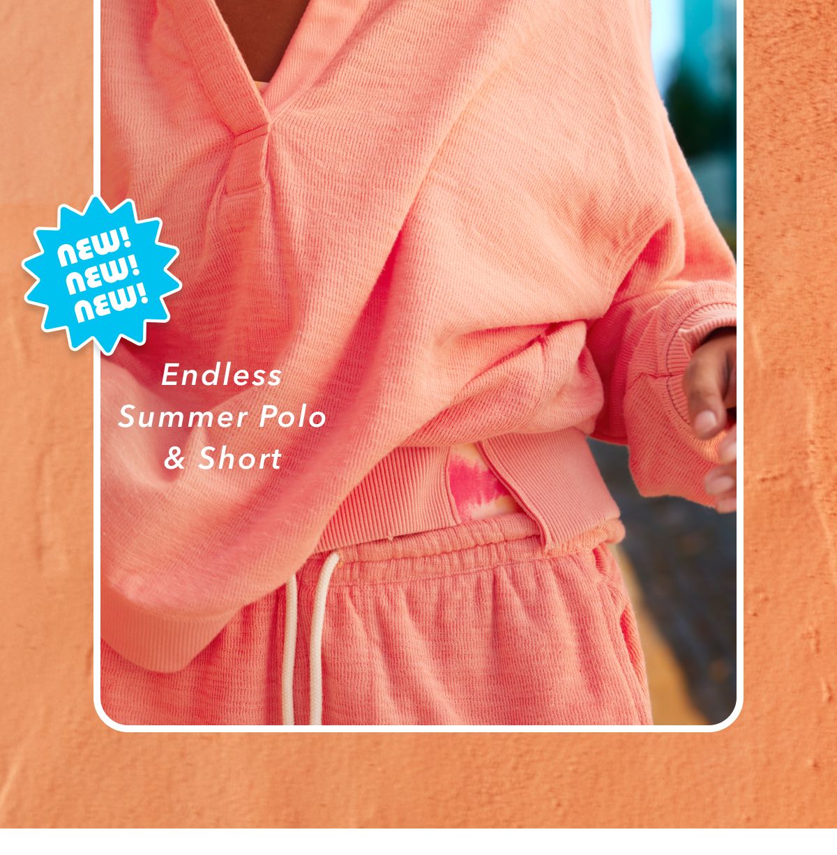 New! New! New! Endless Summer Polo & Short