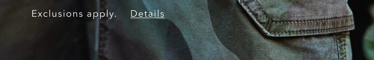 Exclusions apply. Details