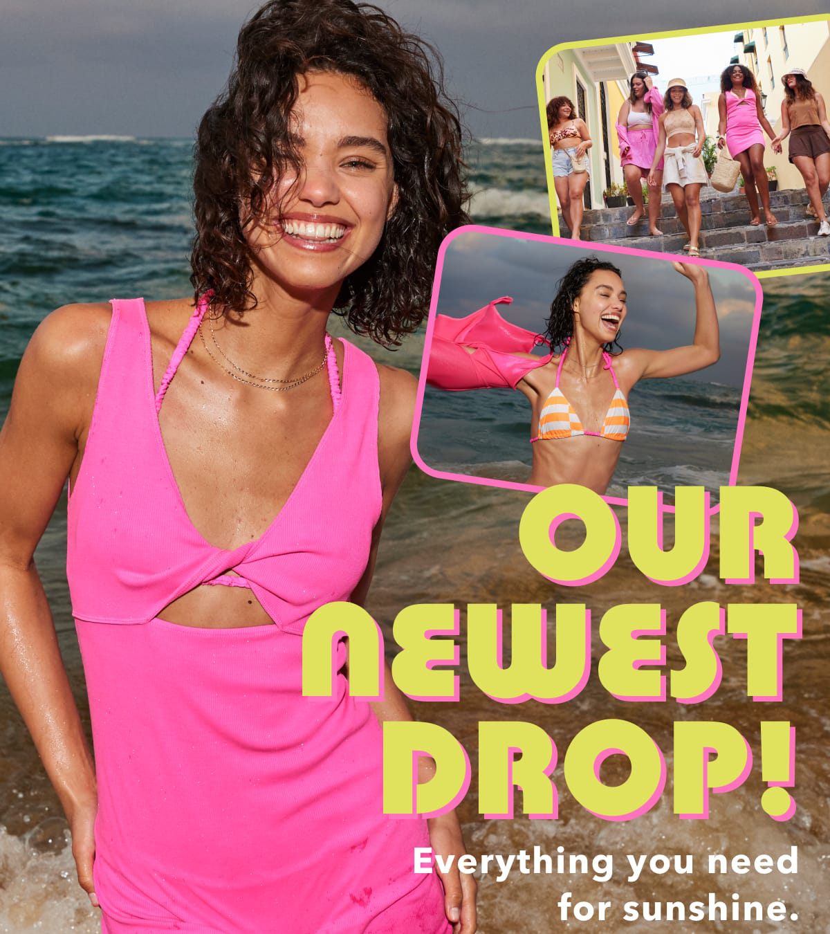 Our Newest Drop! Everything you need for sunshine. 