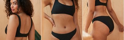 bikini negro básico