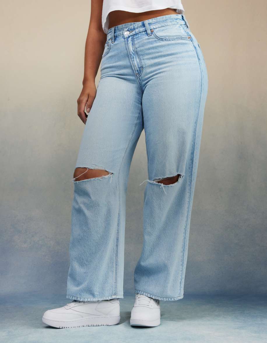 Mujer talla grande casual de altura alta jeans flacos jeans curvas