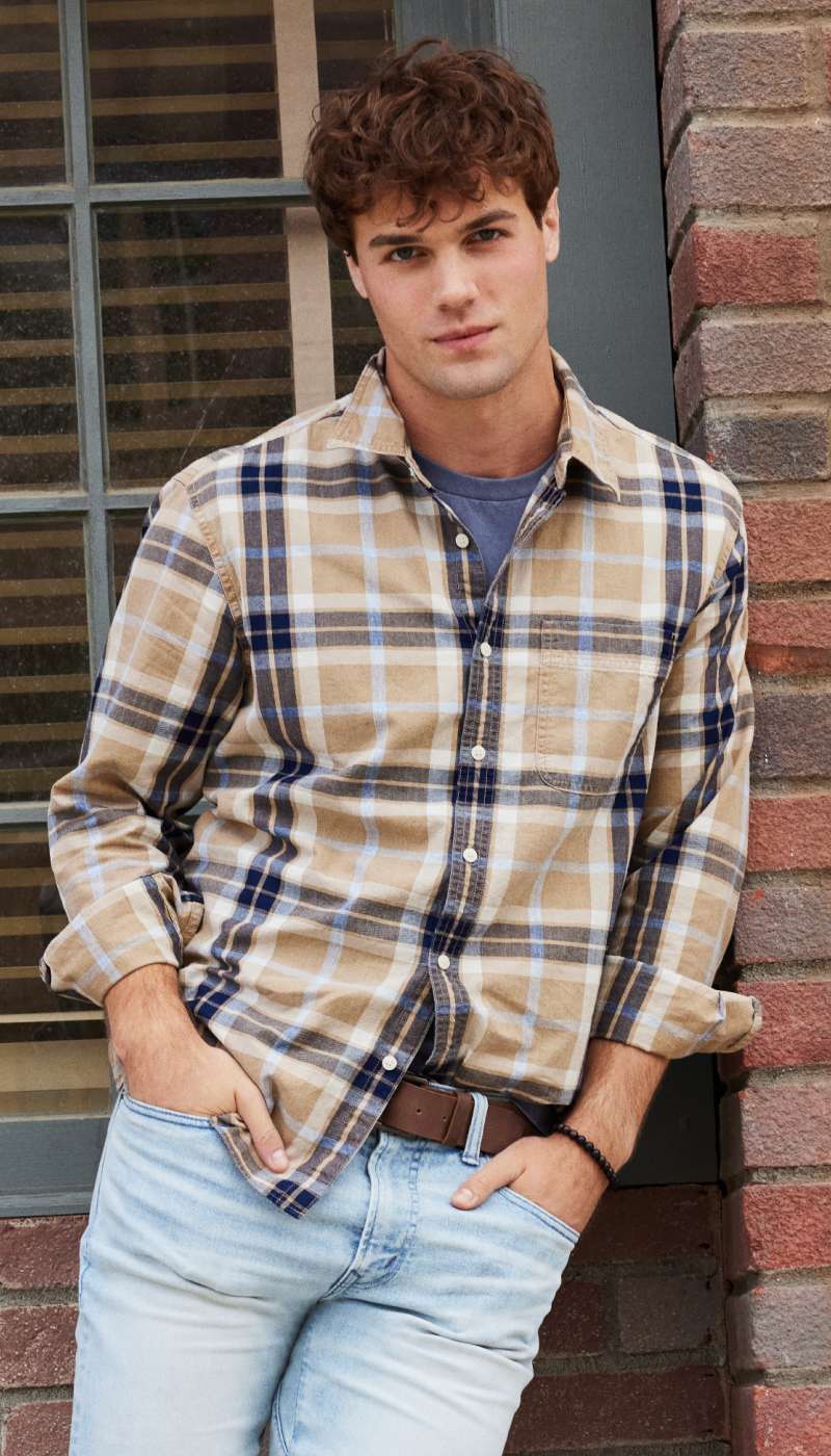 Camisas con botones y camisas flannel hombre | American Eagle