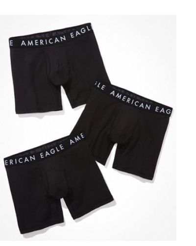 AEO Solid 6'' Classic Boxer Brief 3-Pack