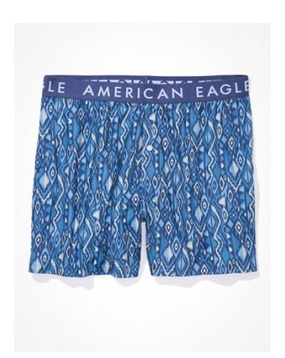 AEO Geo Print Ultra Soft Pocket Boxer Short