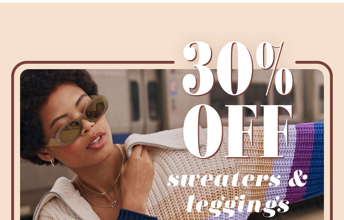 Get comfy, save money: 30% off sweaters & leggings - American Eagle