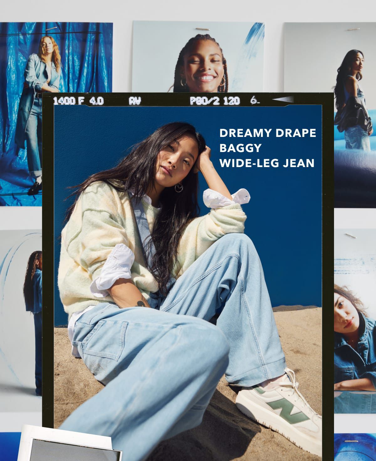 Dreamy Drape Baggy Wide-Leg Jean