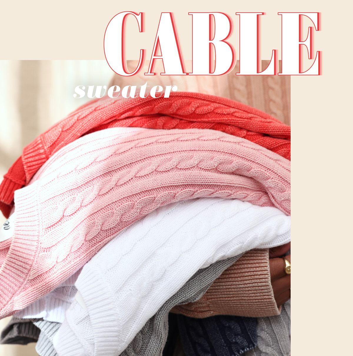 Cable Sweater