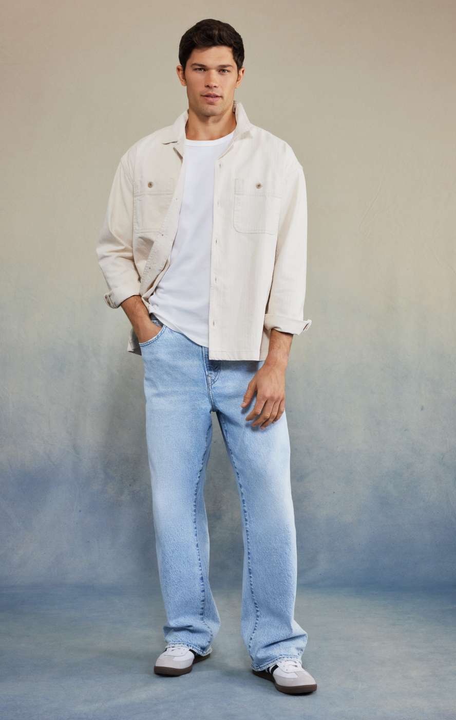 How to Wear White Jeans - Men's Style Guide  Jeans outfit men, White jeans  men, Mens fashion jeans