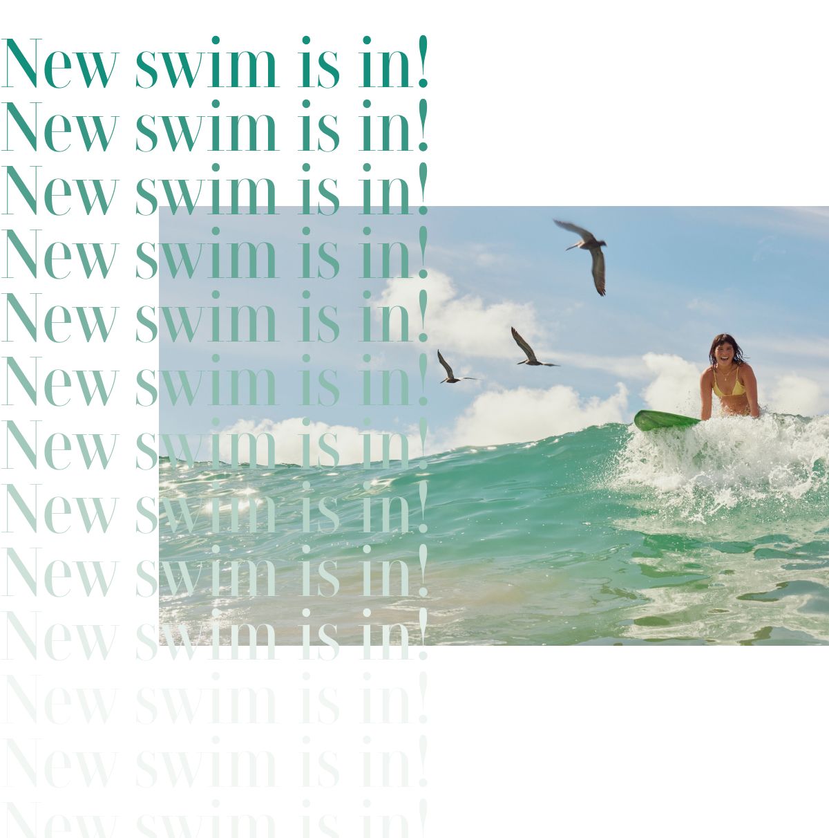 New swim is in!