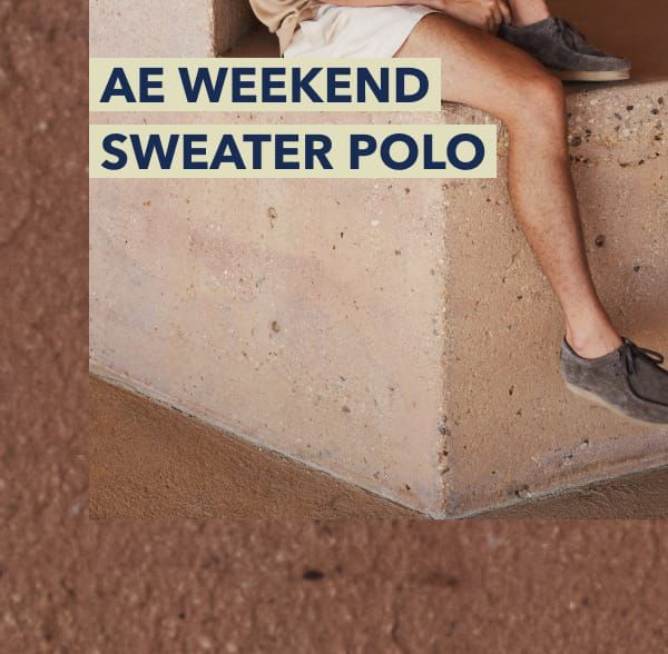 AE Weekend Sweater Polo 
