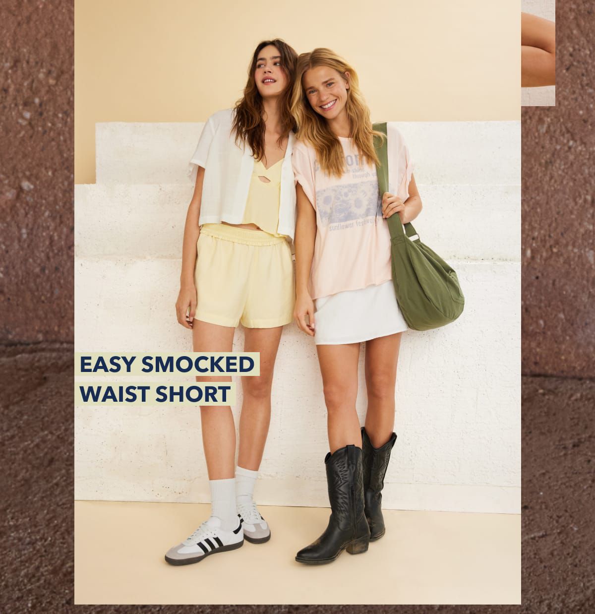  Easy Smocked Waist Short