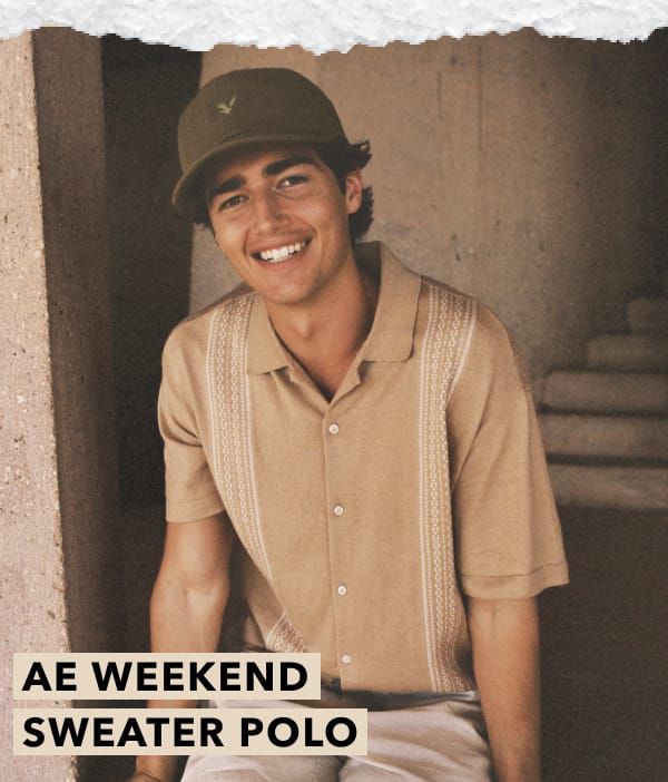 AE Weekend Sweater Polo