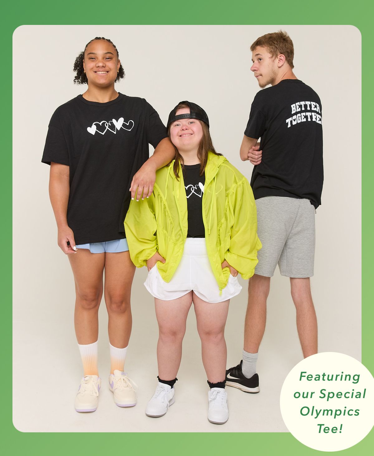 Featuring our Special Olympics Tee!