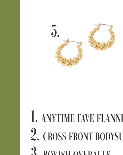 5. Twist Dome Hoop Earrings